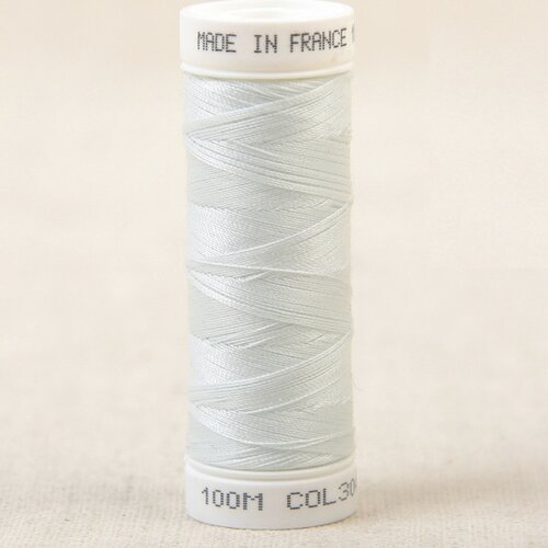 Fil à coudre polyester 100m made in france - bleu cie ondine 304
