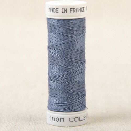 Fil à coudre polyester 100m made in france - bleu aconit 310
