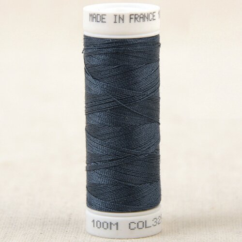 Fil à coudre polyester 100m made in france - bleu aviation 329