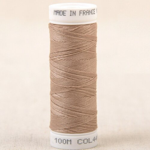 Fil à coudre polyester 100m made in france - beige chameau 449