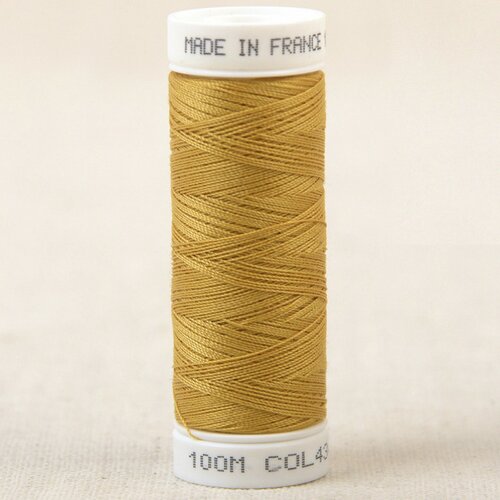 Fil à coudre polyester 100m made in france - ocre clair 434