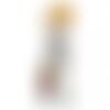 Lot de 3 écussons thermocollants jeune femme blonde tenue de marin 6,5 cm x 2 cm