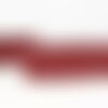 Bobine 20m ruban toile irisé 30 mm polyester rouge hermes
