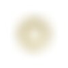 Bouton perle 22mm couleur ivoire