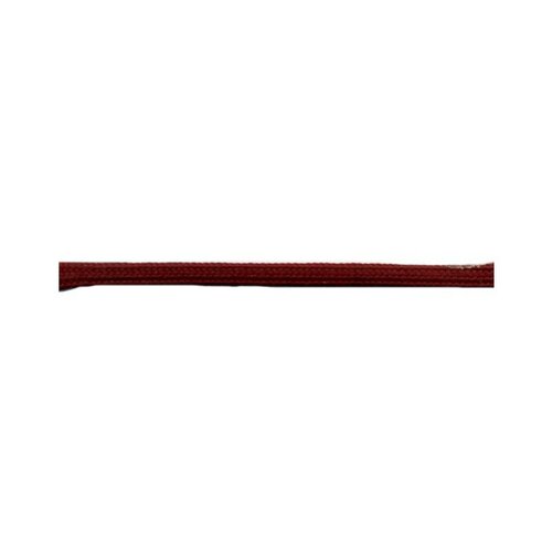 Bobine 50m queue de rat tubulaire polyester 5mm rouge bordeaux