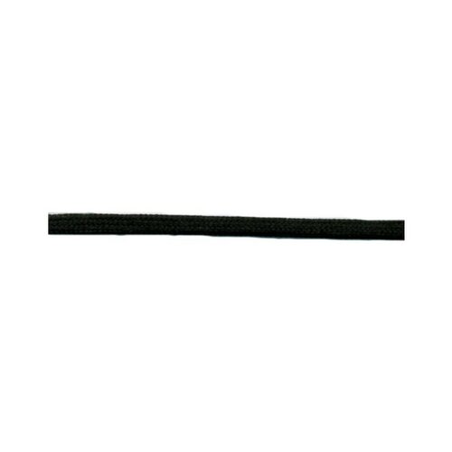 Bobine 50m queue de rat tubulaire polyester 5mm noir