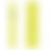 Fermeture invisible déperlante 20mm jaune fluo