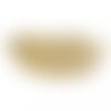 Ecusson thermocollant plume en dentelle beige 5,5 cm x 2 cm