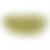 Ecusson thermocollant plume en dentelle vert 5,5 cm x 2 cm