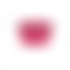 Boîte à couture ovale 21x31x18cm étoiles roses