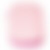 Pochette à couture 16x12cm pois blancs sur fonds rose clair