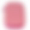 Pochette à couture 16x12cm pois blancs sur fonds rose
