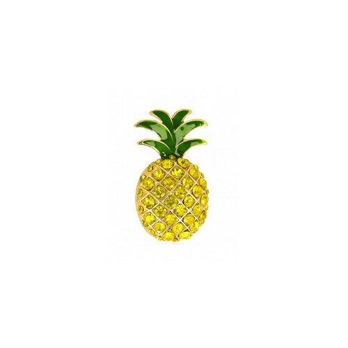 Broche strass ananas