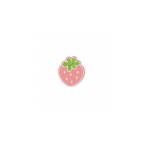 Ecusson thermocollant fraise 2,5cm x 3cm