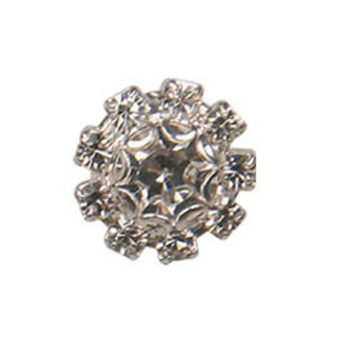 Bouton strass cristal rond 10mm