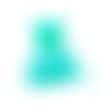Sachet organdi  12 cm x 9 cm par lot de 10 - turquoise 833-2158