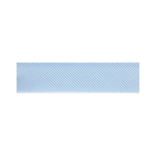 Disquette 20m biais replié coton et polyester bleu ciel 20mm