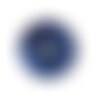 Bouton rond à 4 trous couleur bleu nuit