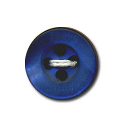 Bouton rond à 4 trous couleur bleu nuit