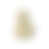 Bouton en forme de lapin couleur ivoire 20mm