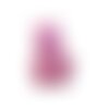 Bouton en forme de lapin couleur rose 20mm