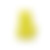 Bouton en forme de lapin couleur jaune 20mm