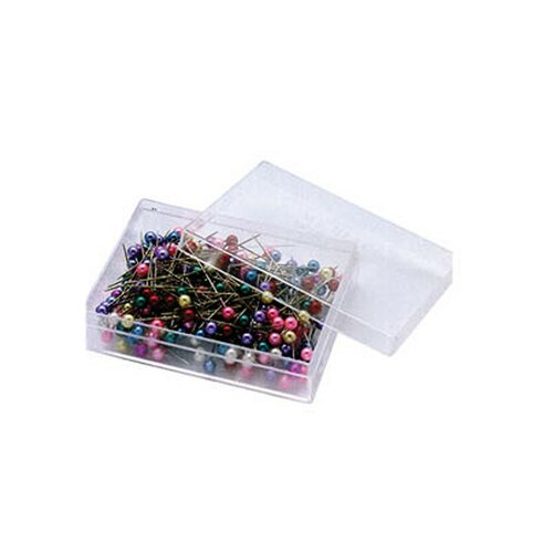 200 épingles tête de perles colorées