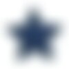 Ecusson thermocollant étoile bleu 3cm