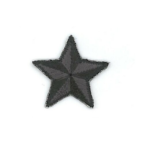 Ecusson thermocollant étoile noir 2.5cm