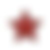 Ecusson thermocollant étoile rouge 2.5cm