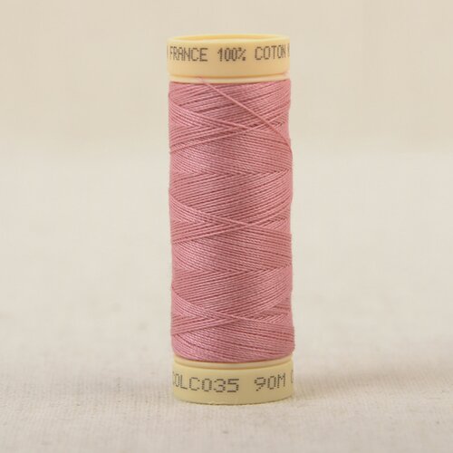 Bobine fil coton 90m fabriqué en france - rouge opera c35