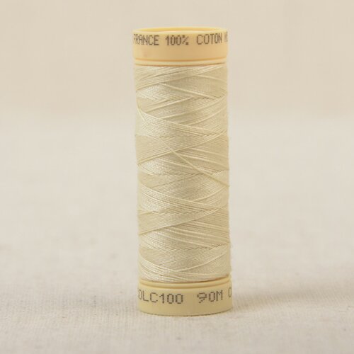 Bobine fil coton 90m fabriqué en france - ecru c100
