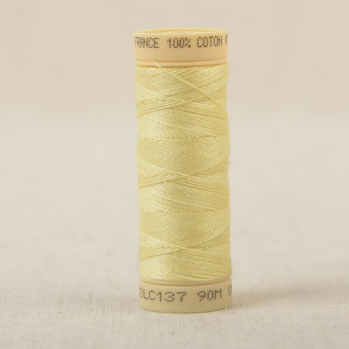 Bobine fil coton 90m fabriqué en france - or c137