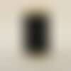 Fil câble noir 100% coton en bobine de 350m made in france