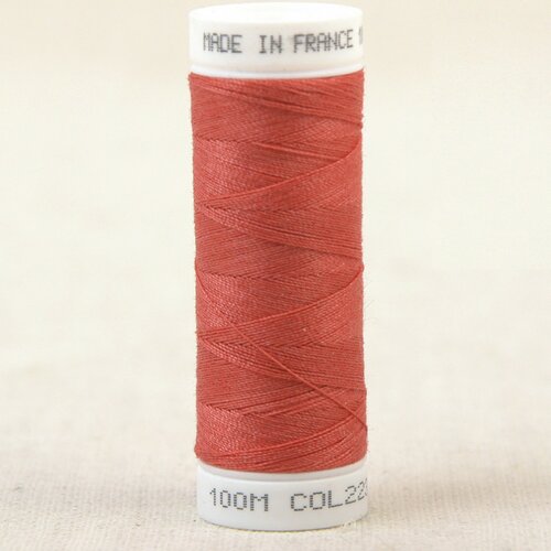 Fil à coudre polyester 100m made in france - rose framboise 223