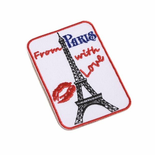 Ecusson thermocollant paris from paris 7cm x 4,5cm