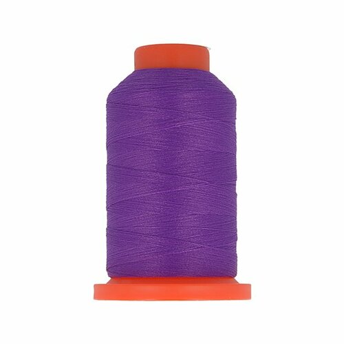 Lot de 3 bobines fil mousse polyester 1000m fabriqué en france pour surjeteuse violet