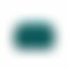 Boîte à couture 18,5x26x16cm pois turquoise fonds noir