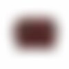 Boîte à couture 26x26x19cm bulles fuchsia fonds noir