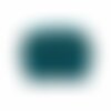 Boîte à couture 26x26x19cm pois noirs fonds turquoise