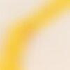 Bobine 15m dentelle élastique fleurs 33mm jaune or