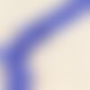 Bobine 15m dentelle élastique fleurs 33mm bleu violet