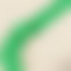 Bobine 15m dentelle élastique fleurs 33mm vert foncé