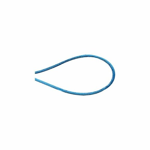 Cordon queue de souris 1,2 mm bleu acier au mètre