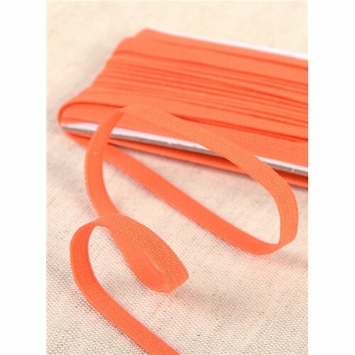Elastique souple orange 5mx5mm azo free
