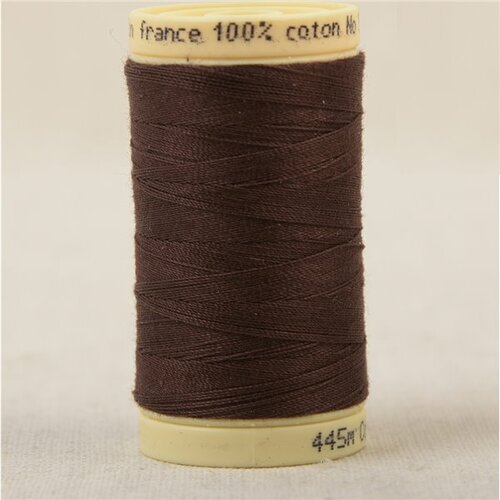 Bobine fil 100% coton made in france 445m - havane c40