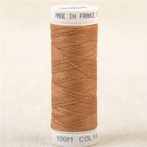 Fil à coudre polyester 100m made in france - orange clementine 146