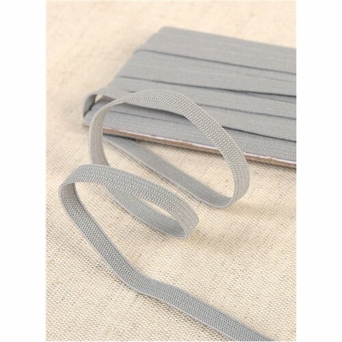 Elastique souple gris clair 5mx5mm azo free