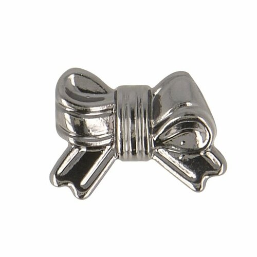Bouton mini noeud 15mm gris foncé