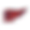 Ecusson thermocollant a avec ailes rouge 3,5x2cm